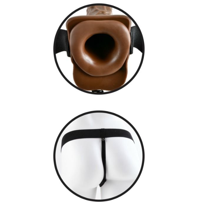 FETISH FANTASY SERIES - SERIES 7 HOLLOW STRAP-ON WITH BALLS - Bild 4