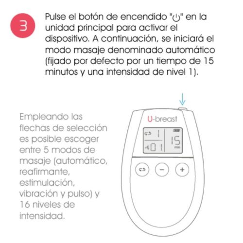 500 COSMETICS - U BREAST BREAST INCREASE ELECTROSTIMULATION - Bild 4