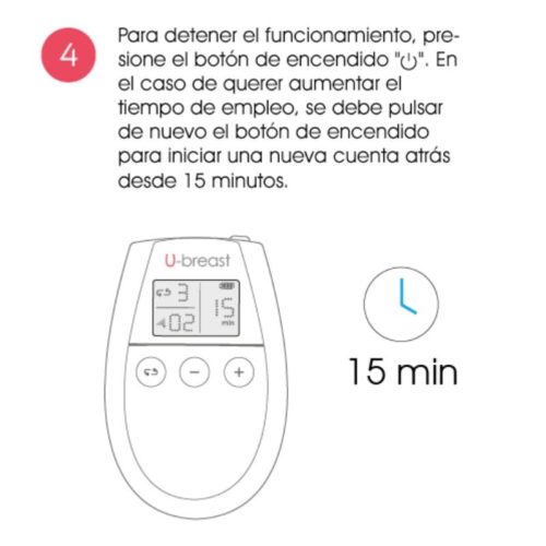 500 COSMETICS - U BREAST BREAST INCREASE ELECTROSTIMULATION - Bild 5