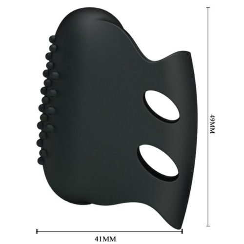 PRETTY LOVE - FLIRTATION STEWARD BLACK VIBRATION THIMBLE - Image 5
