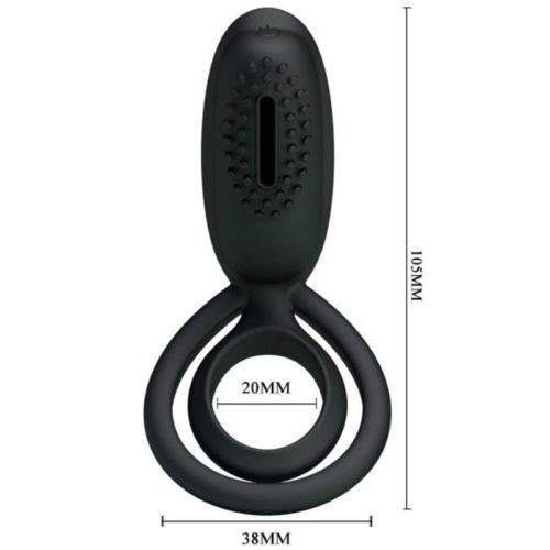 PRETTY LOVE - ESTHER VIBRATING RING WITH STIMULATOR - Image 5