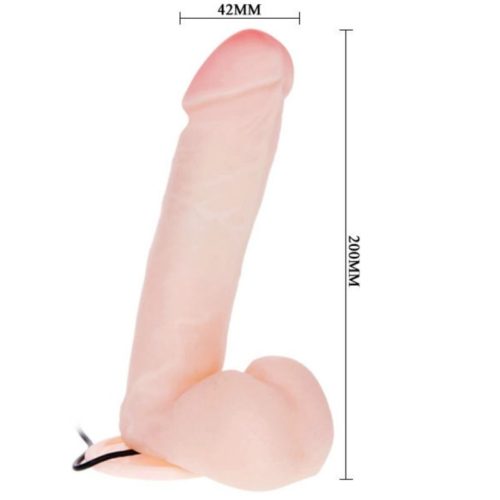 BAILE - REALISTIC DILDO WITH VIBRATION AND ROTATION 20 CM - Bild 4