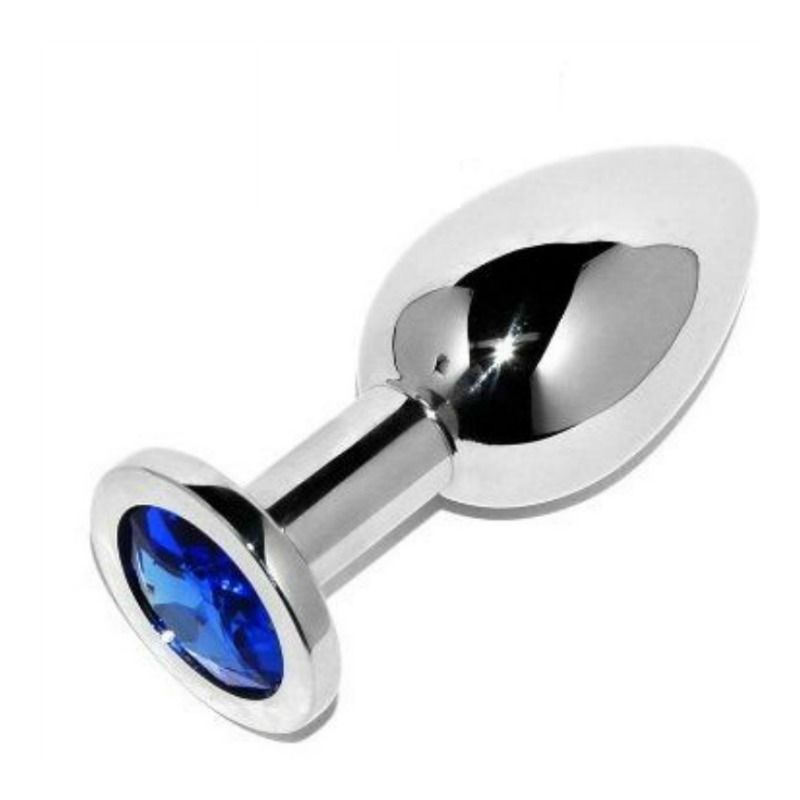 METAL HARD - ANAL PLUG DIAMOND BLUE SMALL 5.71CM - Image 2