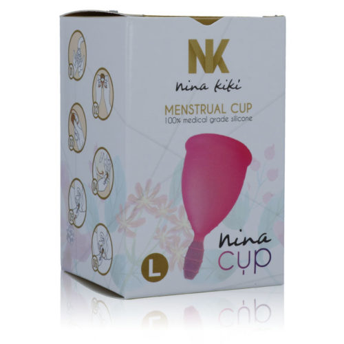 NINA KIKÍ - MENSTRUAL CUP PINK - SIZE L