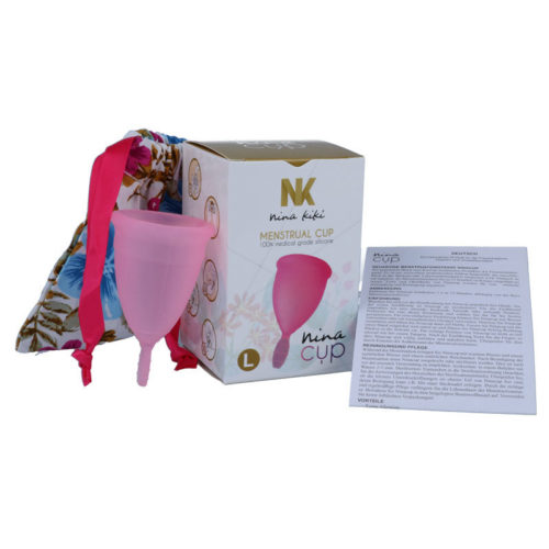 NINA KIKÍ - MENSTRUAL CUP PINK - SIZE L - Bild 2