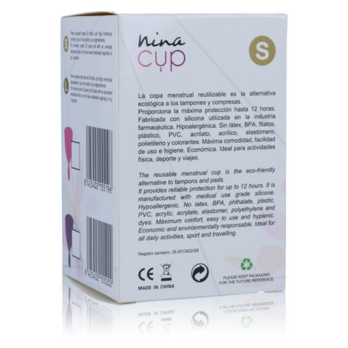 NINA KIKÍ - MENSTRUAL CUP PINK - SIZE S - Bild 3