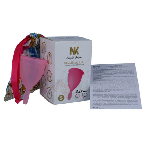 NINA KIKÍ - MENSTRUAL CUP PINK - SIZE S - Bild 5