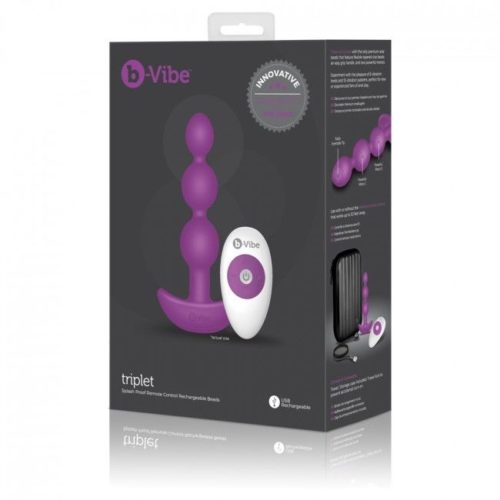 B-VIBE - TRIPLET ANAL REMOTE CONTROL BEADS PINK - Bild 5