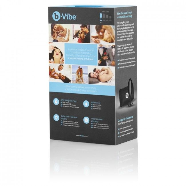 B-VIBE - SNUG ANAL PLUG 4 BLACK - Bild 3