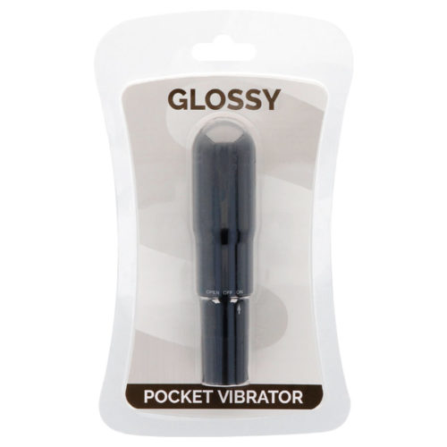 GLOSSY - POCKET VIBRATOR BLACK - Bild 3