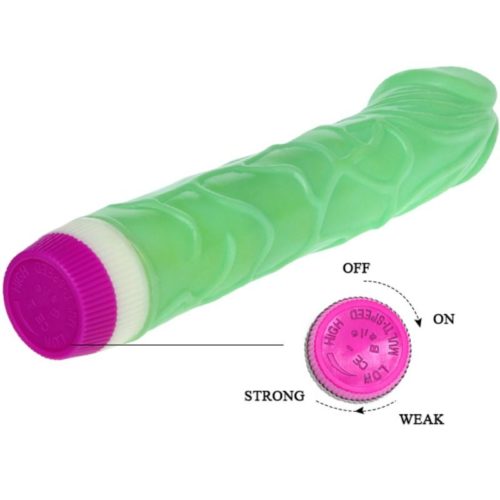 BAILE - WAVES OF PLEASURE VIBRATOR 23 CM GREEN - Bild 4