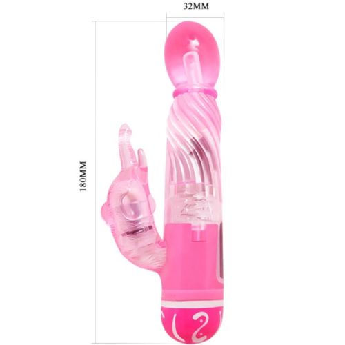 BAILE - MULTISPEED VIBRATOR WITH PINK STIMULATOR - Image 5