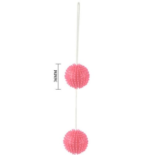 BAILE - A DEEPLY PLEASURE PINK TEXTURED BALLS 3.6 CM - Image 3