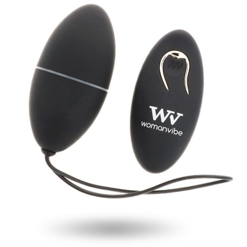 WOMANVIBE - ALSAN EGG REMOTE CONTROL BLACK SILICONE BLACK - Image 2