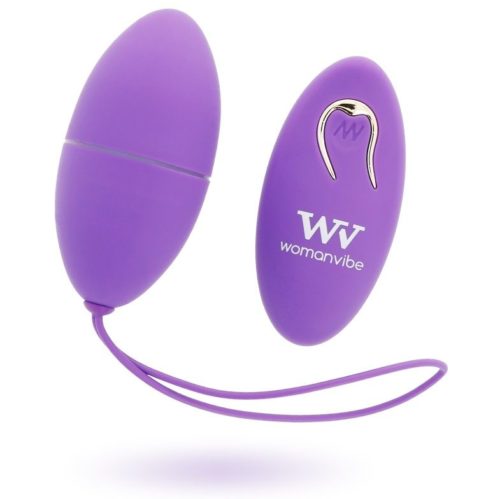 WOMANVIBE - ALSAN EGG REMOTE CONTROL BLACK SILICONE PURPLE - Image 2