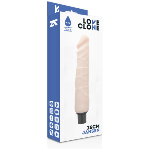 LOVECLONE - JANSEN SELF LUBRICATION VIBRATOR 26 CM -O- 4.2 CM - Image 5