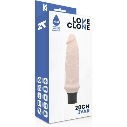 LOVECLONE - IVAR SELF LUBRICATION VIBRATOR 20 CM -O- 3.7 CM - Bild 5