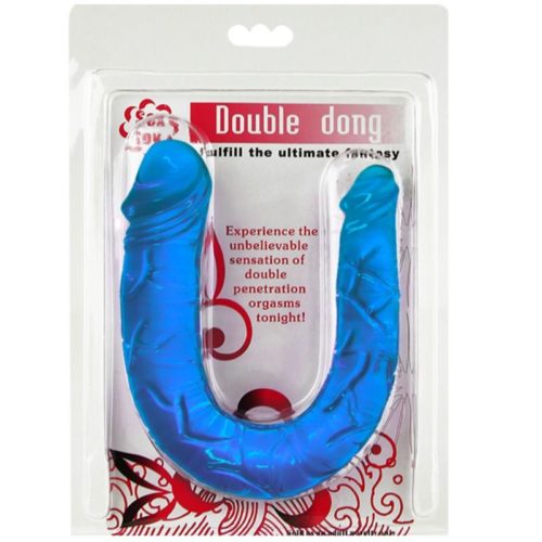 BAILE - DOUBLE DONG DOUBLE DILDO BLUE - Image 2