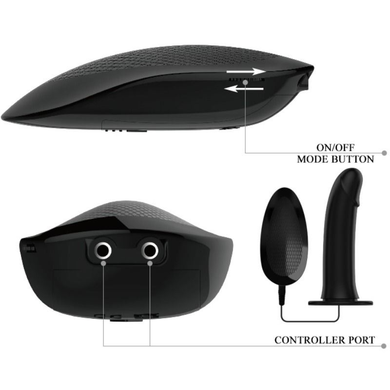 PRETTY LOVE - MARVIN STRAP ON WITH VIBRATION AND HOLLOW DILDO - Bild 4