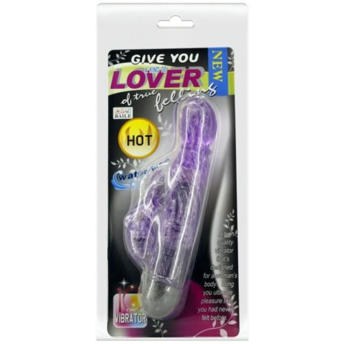 BAILE - GIVE YOU A KIND OF LOVER VIBRATOR WITH LILAC RABBIT 10 MODES - Bild 3