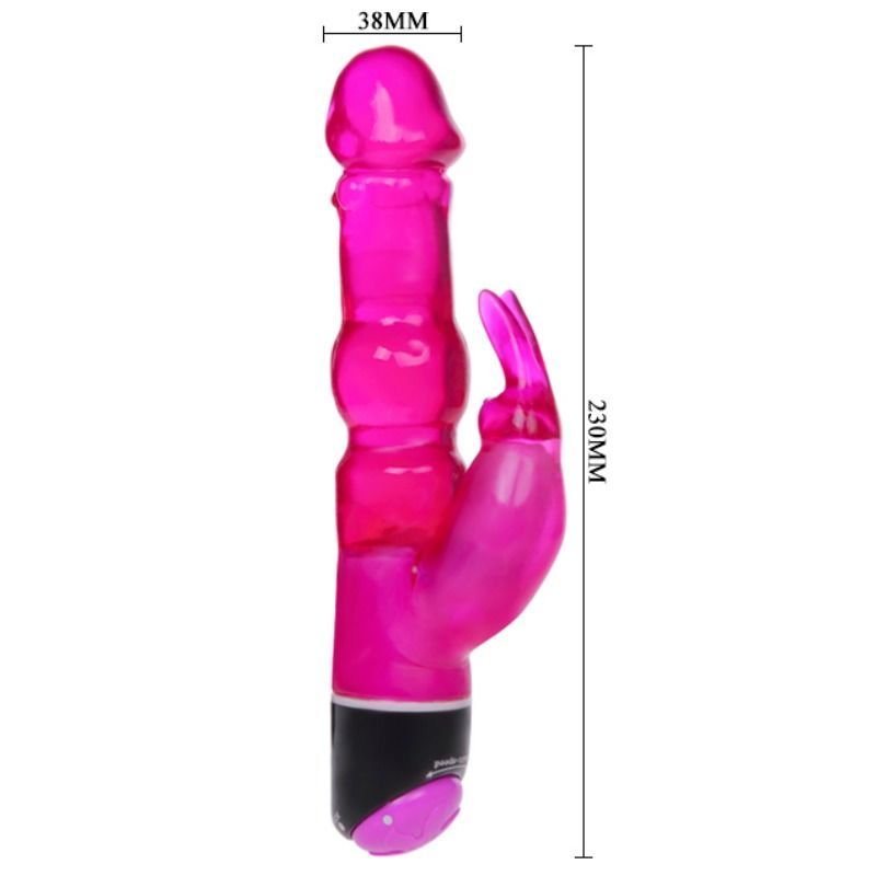 BAILE - WAVES OF PLEASURE FANTASY VIBRATOR WITH LILAC RABBIT 23 CM - Bild 3