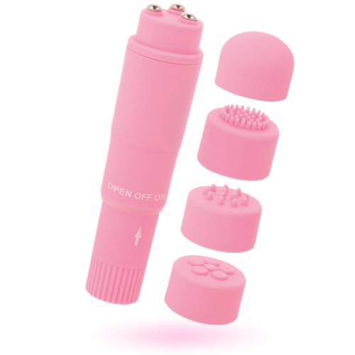 GLOSSY - KURT POCKET MASSAGER PINK - Bild 3