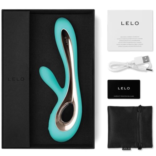 LELO - SORAYA 2 RABBIT AQUA GREEN VIBRATOR - Bild 2