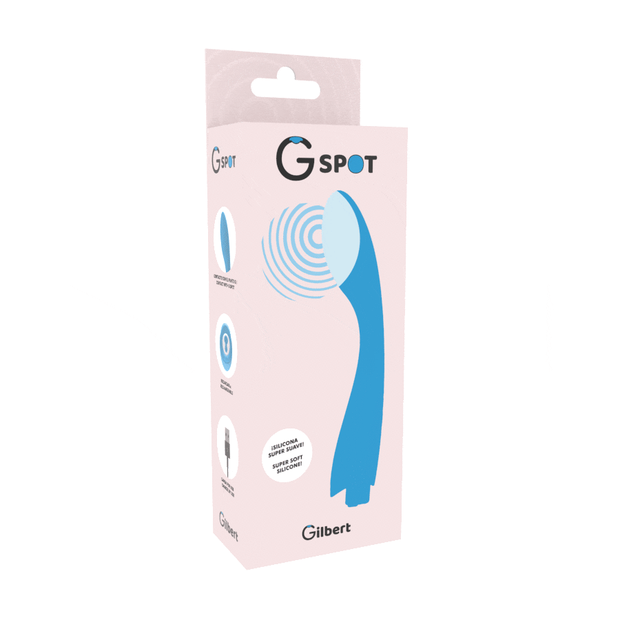G-SPOT - GYLBERT TURQUOISE BLUE G-SPOT VIBRATOR - Image 3