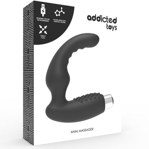 ADDICTED TOYS - PROSTATIC VIBRATOR RECHARGEABLE MODEL 2 - BLACK - Image 5