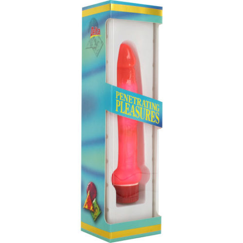 SEVEN CREATIONS - JELLY THIN PINK ANAL VIBRATOR - Image 2