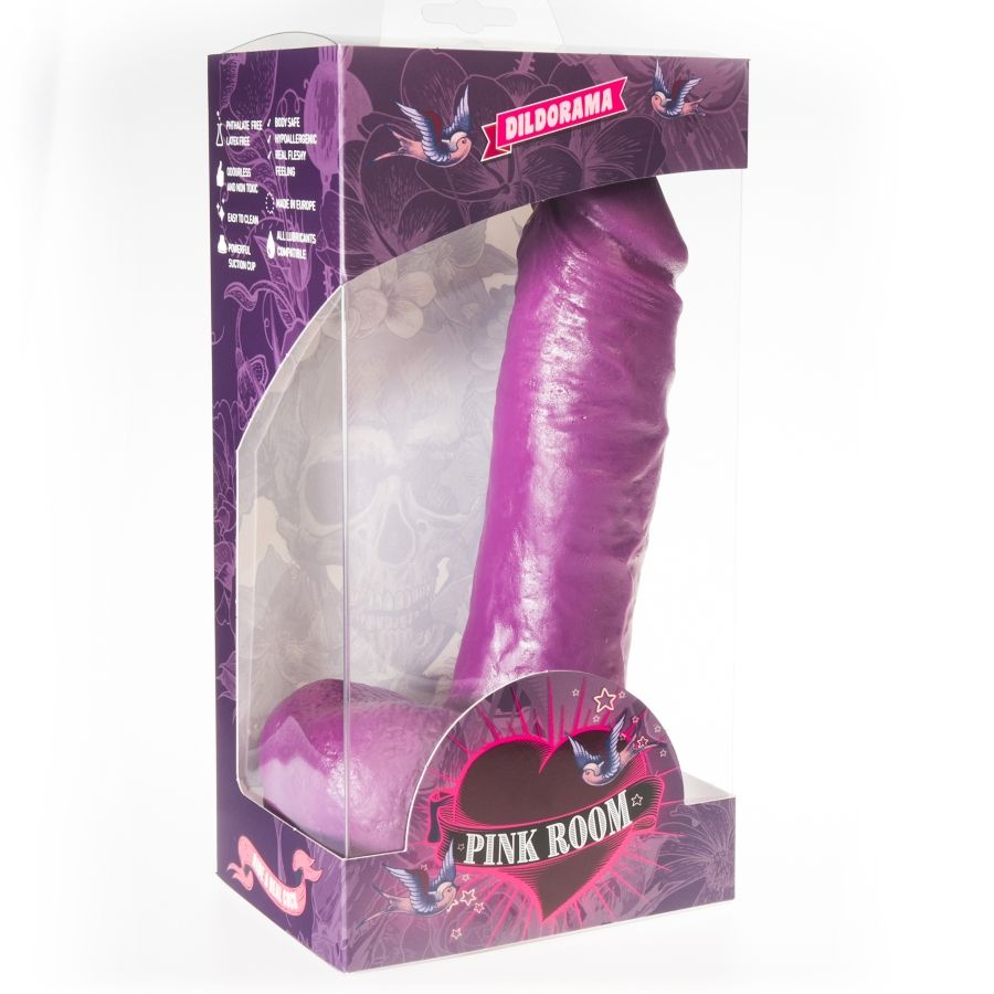 PINK ROOM - ANTON REALISTIC DILDO PURPLE 21.5 CM - Image 2
