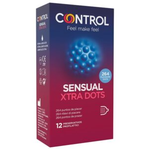 Control Xtra Dots – knottriga kondomer 12-pack