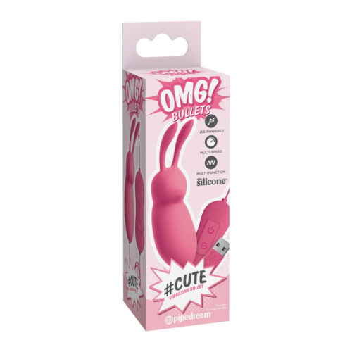 OMG - CUTE RABBIT POWERFUL PINK VIBRATOR USB - Bild 3