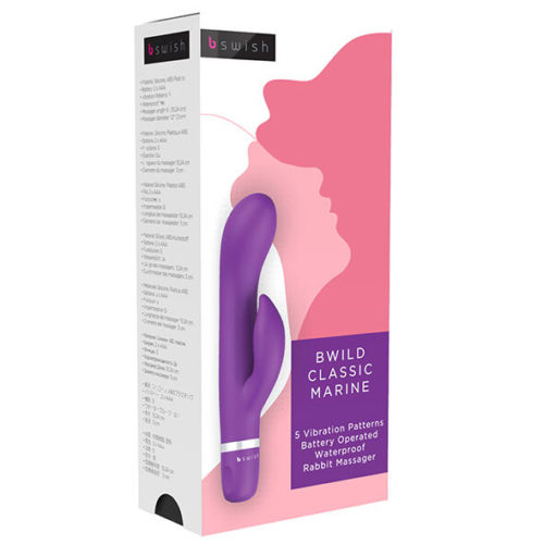 B SWISH - BWILD CLASSIC MARINE RABBIT VIBRATOR PURPLE - Bild 2