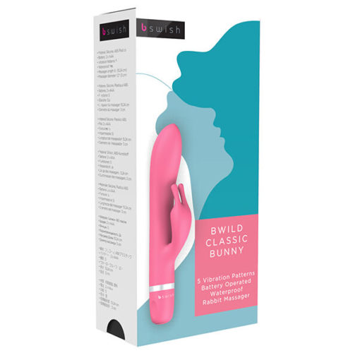 B SWISH - BWILD CLASSIC MASSAGER WITH RABBIT - MAGENTA - Image 2