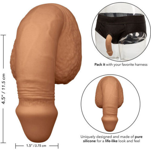 CALEXOTICS - SILICONE PACKING PENIS 12.75 CM CARAMEL - Bild 4