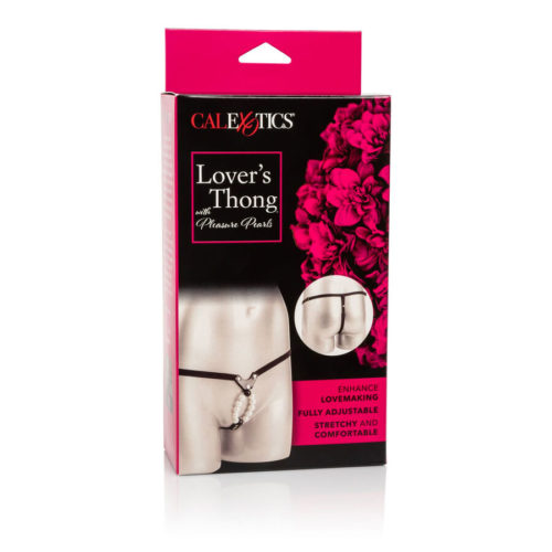 CALEXOTICS - LOVERS THONG W. PLEASURE PEARLS - Image 3