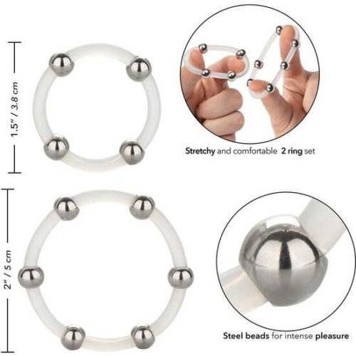 CALEXOTICS - STEEL BEADED SILICONE RING SET - Bild 4