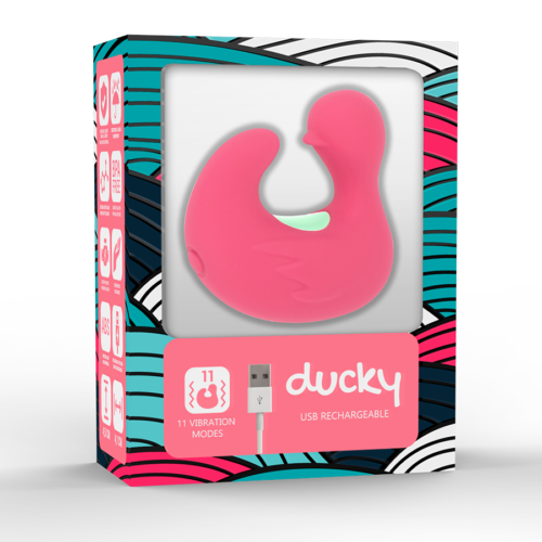 HAPPY LOKY - DUCKYMANIA RECHARGEABLE SILICONE STIMULATOR FINGER - Bild 4