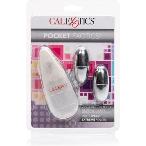 CALEXOTICS - VIBRATING BULLETS SILVER DUO - Bild 3