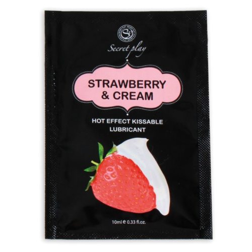 SECRETPLAY - SINGLE DOSE LUBRICANT STRAWBERRIES  CREAM 10 ML