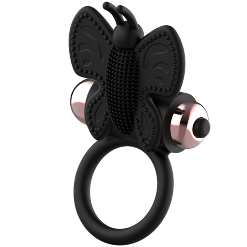 COQUETTE CHIC DESIRE - COCK RING BUTTERFLY WITH VIBRATOR BLACK/ GOLD - Bild 5