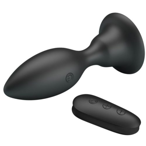 MR PLAY - ANAL PLUG WITH VIBRATION BLACK REMOTE CONTROL - Bild 2