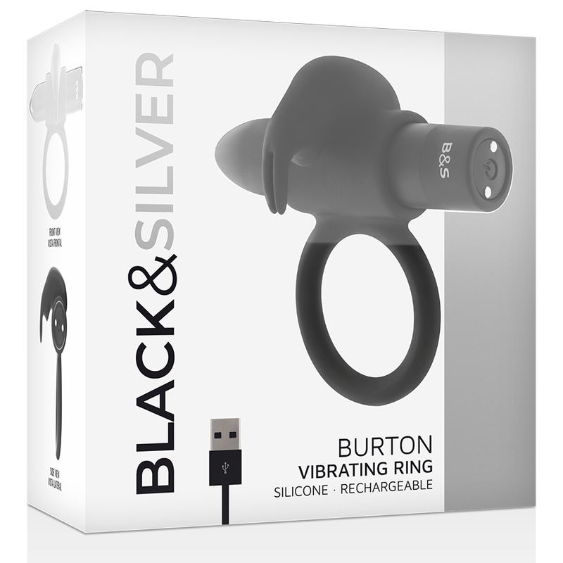 BLACKSILVER - BURTON RING 10 VIBRATION MODES BLACK - Bild 3