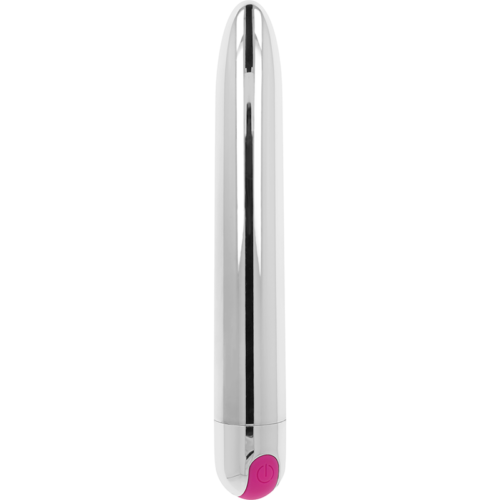 OHMAMA - RECHARGEABLE SILVER VIBRATOR 10 MODES 18.5 CM - Bild 2