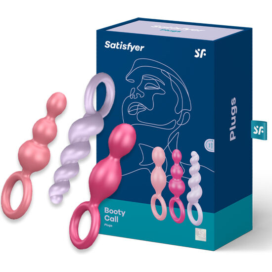 SATISFYER - ANAL PLUGS SET 3 PCS TRICOLOR - Image 2