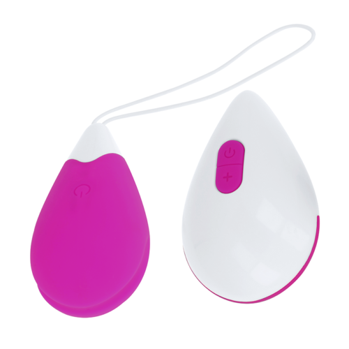 OHMAMA - TEXTURED VIBRATING EGG 10 MODES PURPLE AND WHITE - Bild 2