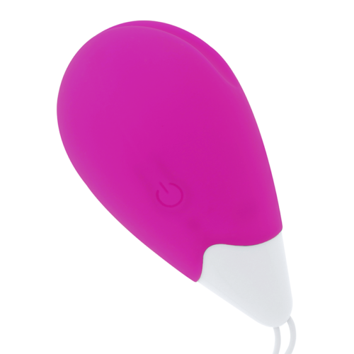 OHMAMA - TEXTURED VIBRATING EGG 10 MODES PURPLE AND WHITE - Bild 3