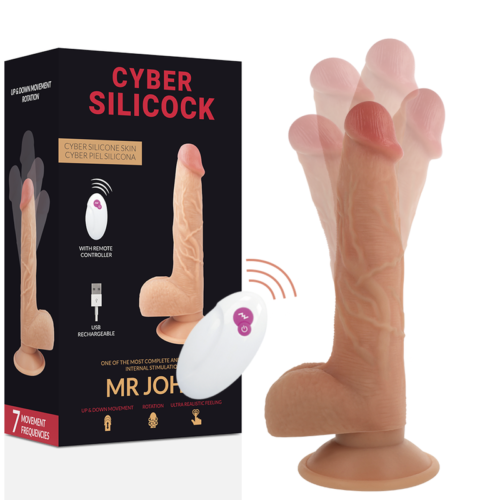 CYBER SILICOCK - REMOTE CONTROL REALISTIC MR JOHN 23.88 CM -O- 4.3 CM - Bild 4