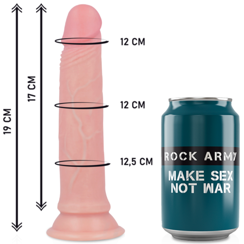 ROCKARMY - HARNESS + LIQUID SILICONE DILDO PREMIUM AVENGER 19 CM -O- 3.98 CM - Image 3